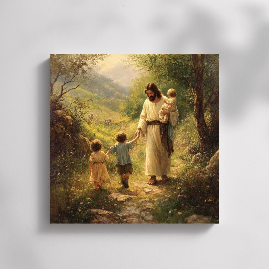 Jesus and the Children: The Bright Path of the Morning Garden