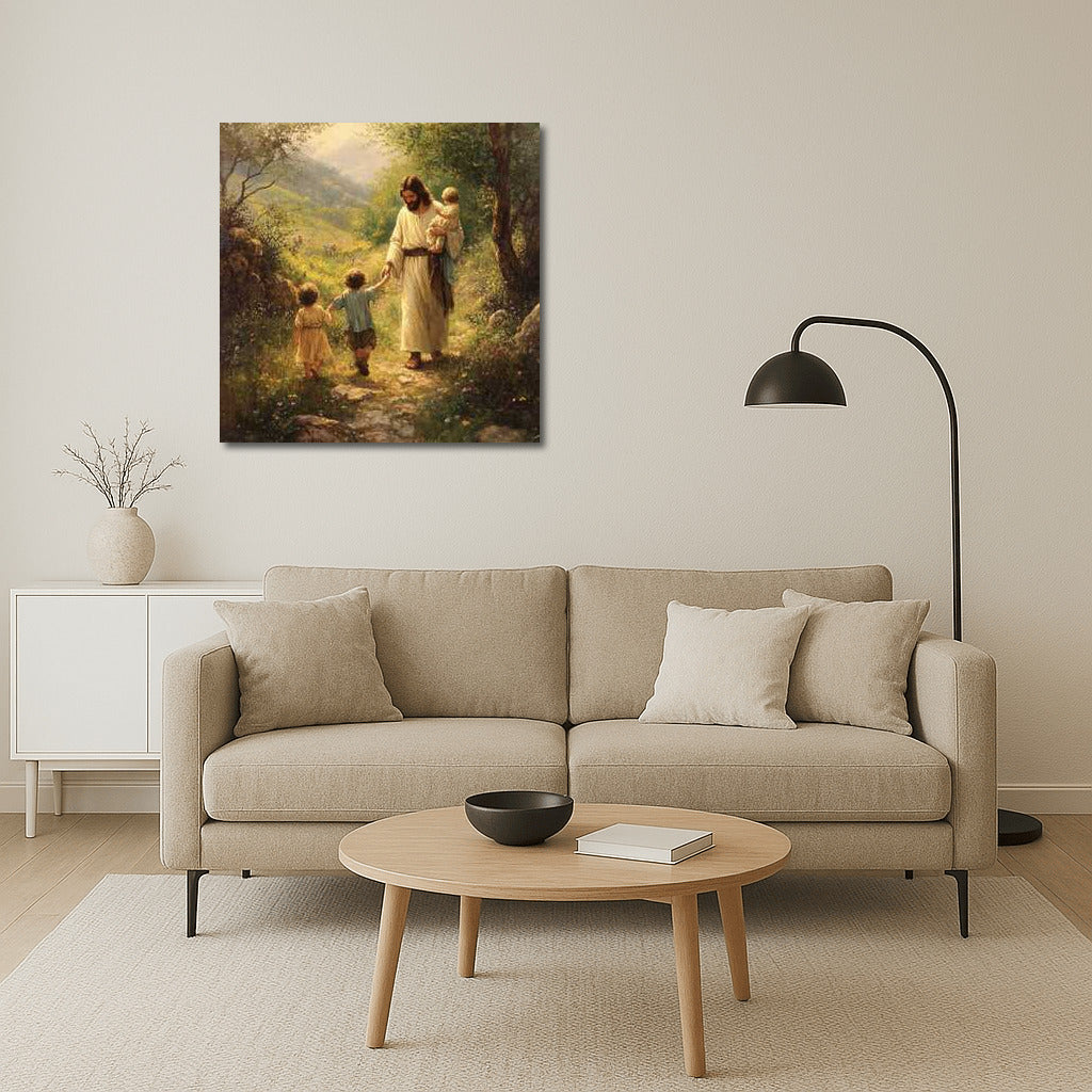 Jesus and the Children: The Bright Path of the Morning Garden