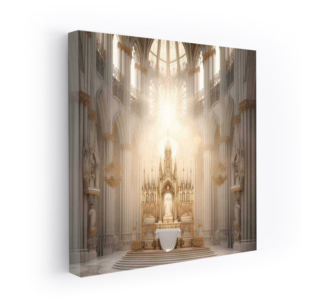 Light of Radiance Through the Vaults of the Church