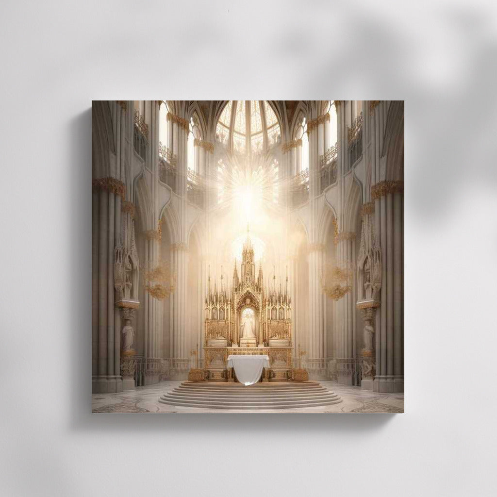 Light of Radiance Through the Vaults of the Church