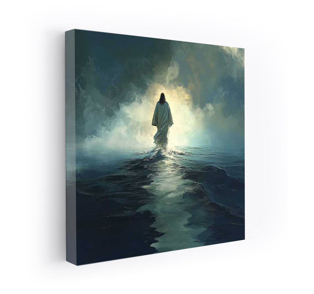 Jesus Walking on Water: Light and Peace