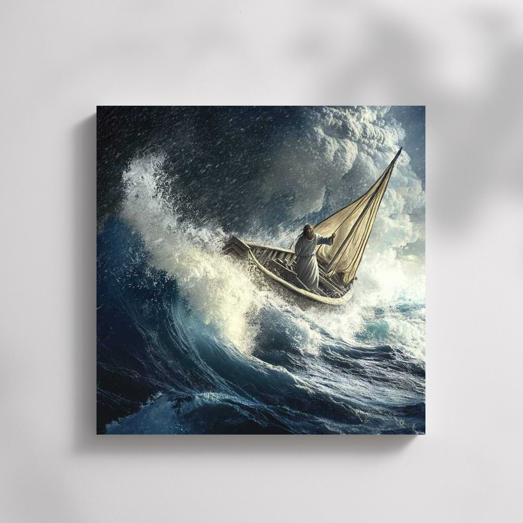 Jesus Calms the Storm: Majesty and Calm
