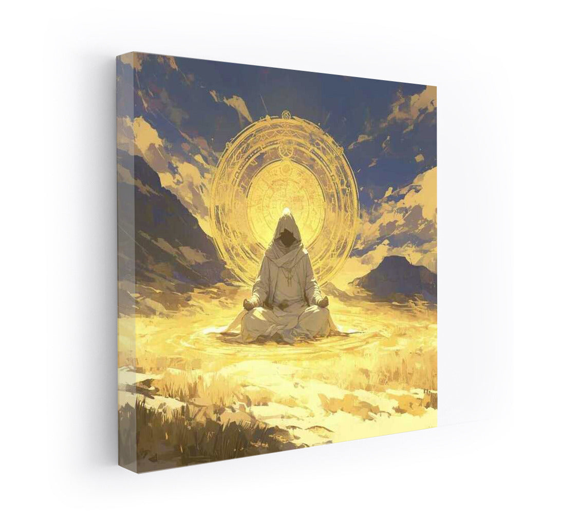 The Meditating Monk: The Path to Spiritual Harmony