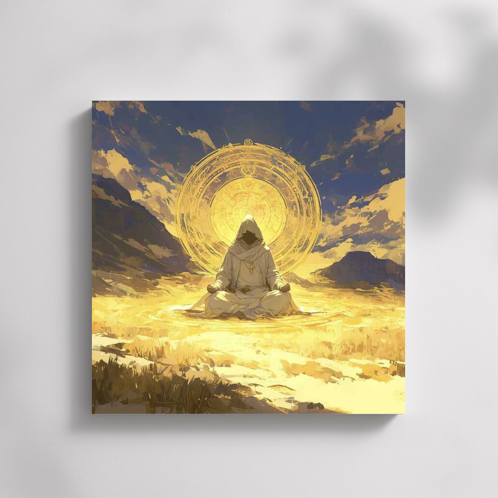 The Meditating Monk: The Path to Spiritual Harmony