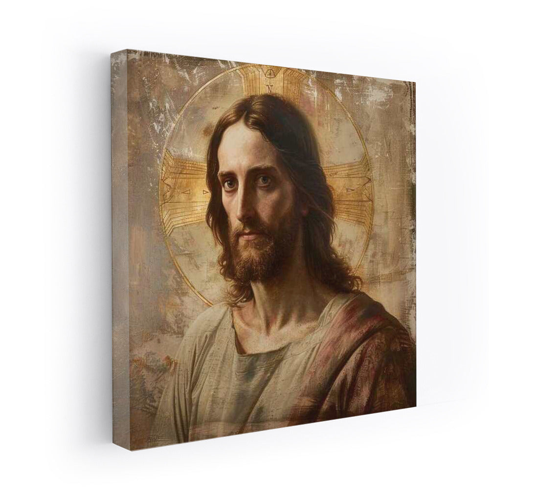 Oil Portrait of Jesus: Spiritual Peace and Inspiration
