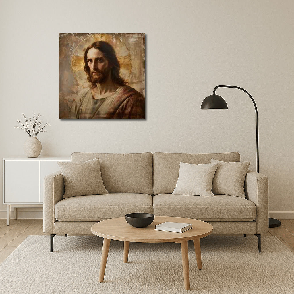 Oil Portrait of Jesus: Spiritual Peace and Inspiration