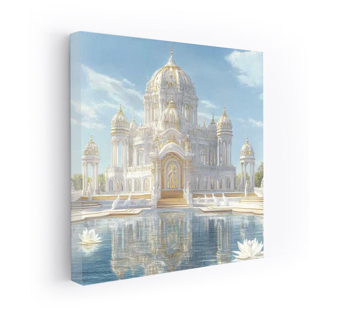 Sacred Harmony: Reflection of the Temple in the Waters