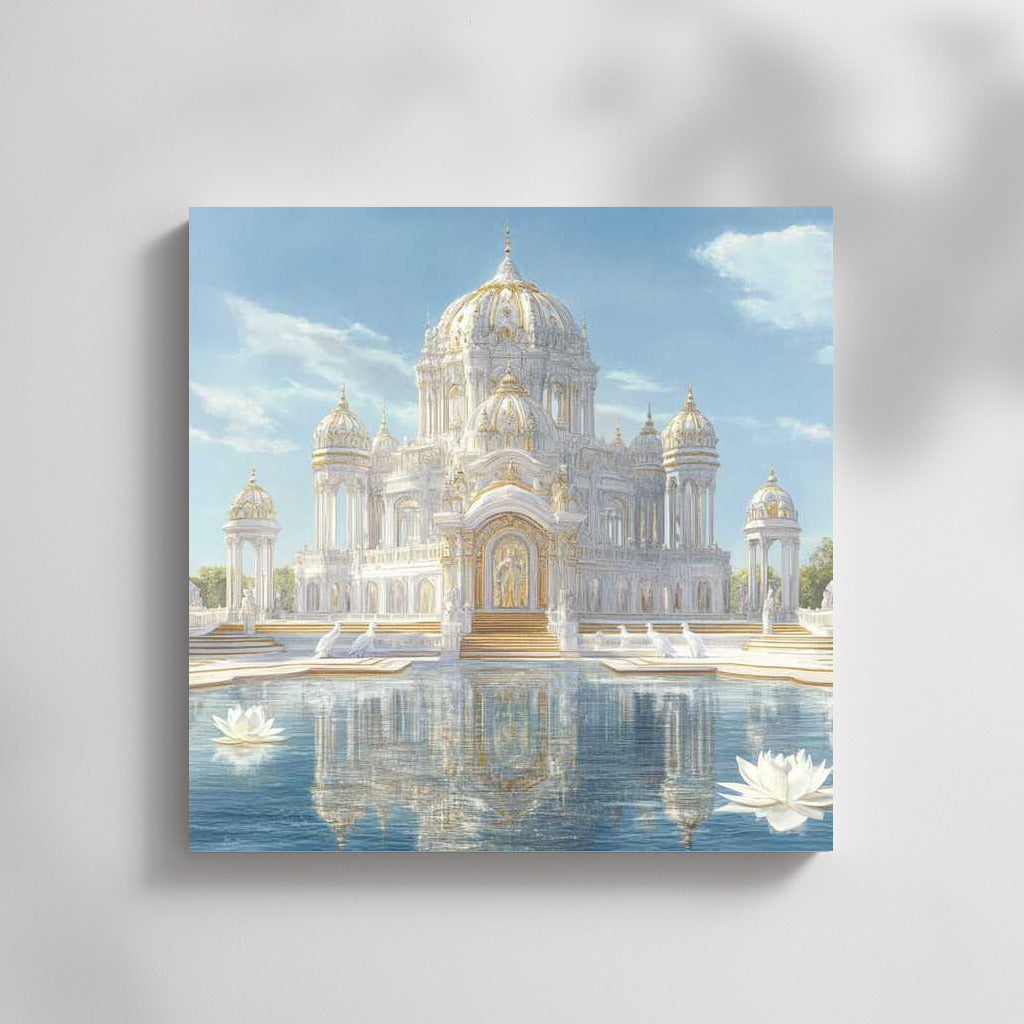 Sacred Harmony: Reflection of the Temple in the Waters
