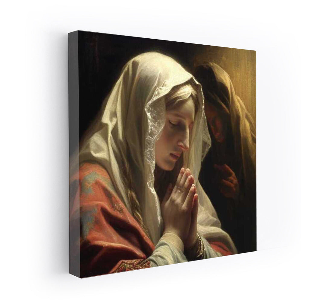 Holy Tenderness: Virgin Mary Image for the Home