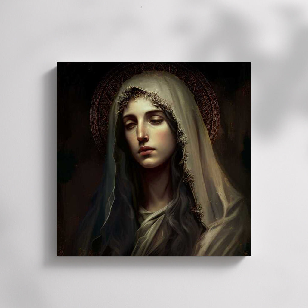 Holy Virgin Mary: Image of Tranquility and Beauty