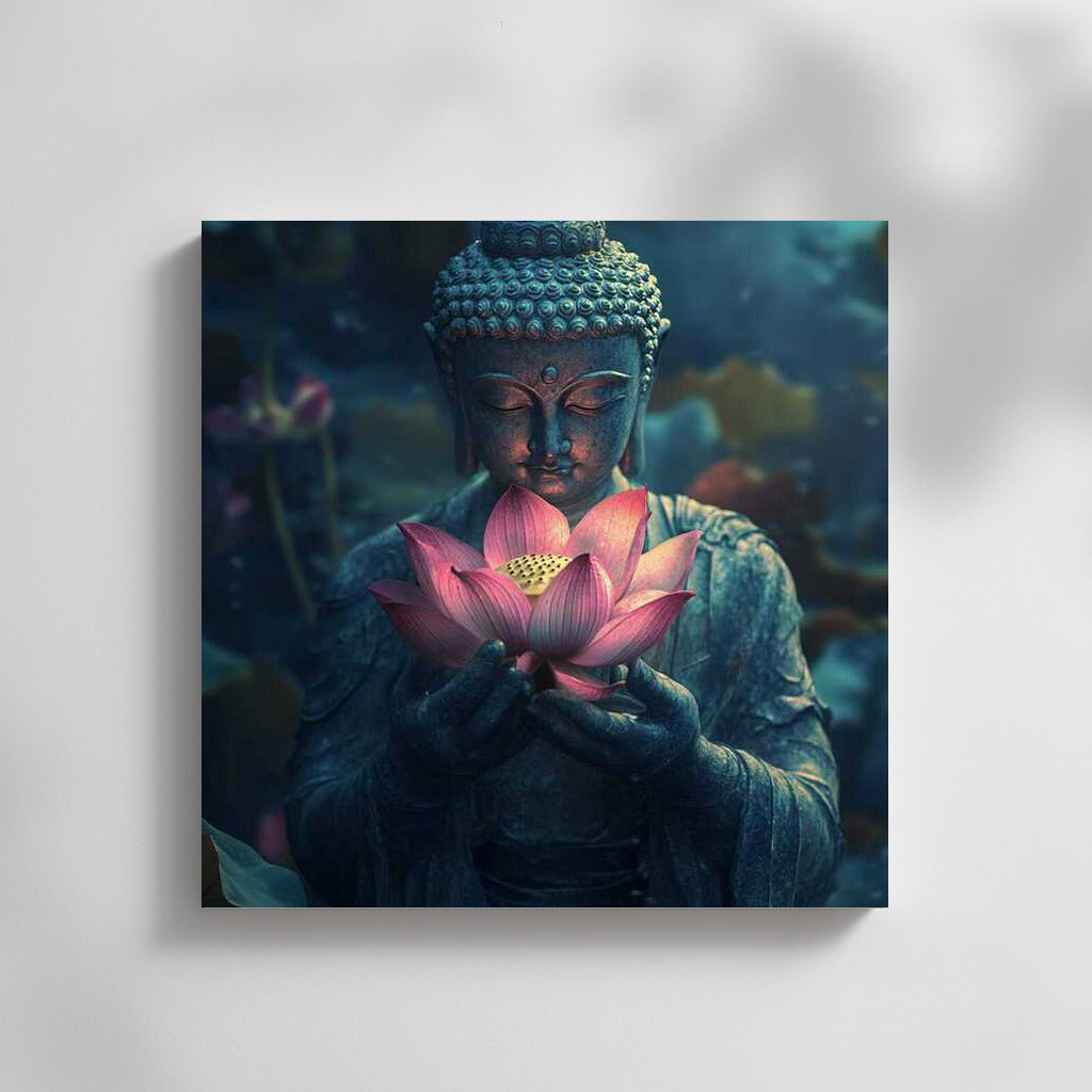 Buddha with Lotus: Harmony and Tranquility