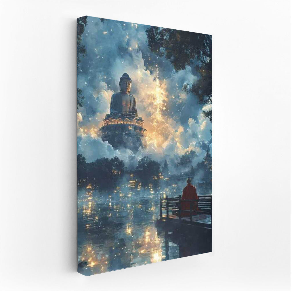 The Greatness of Buddha in the Clouds: Harmony and Tranquility