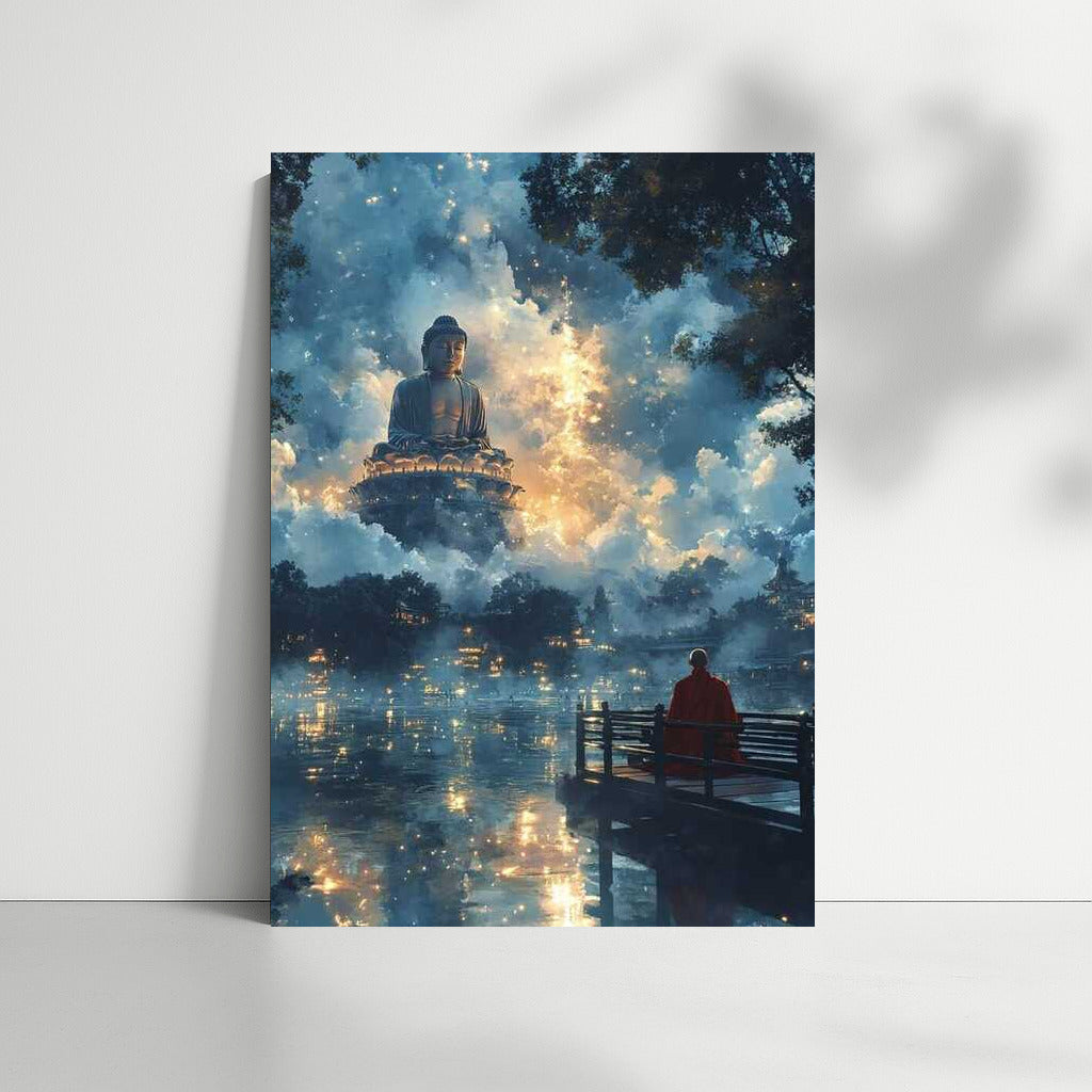 The Greatness of Buddha in the Clouds: Harmony and Tranquility