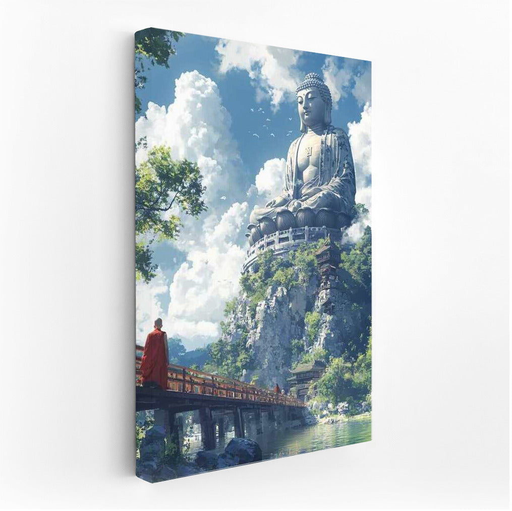 Majestic Buddha Among the Clouds: Gate of Peace