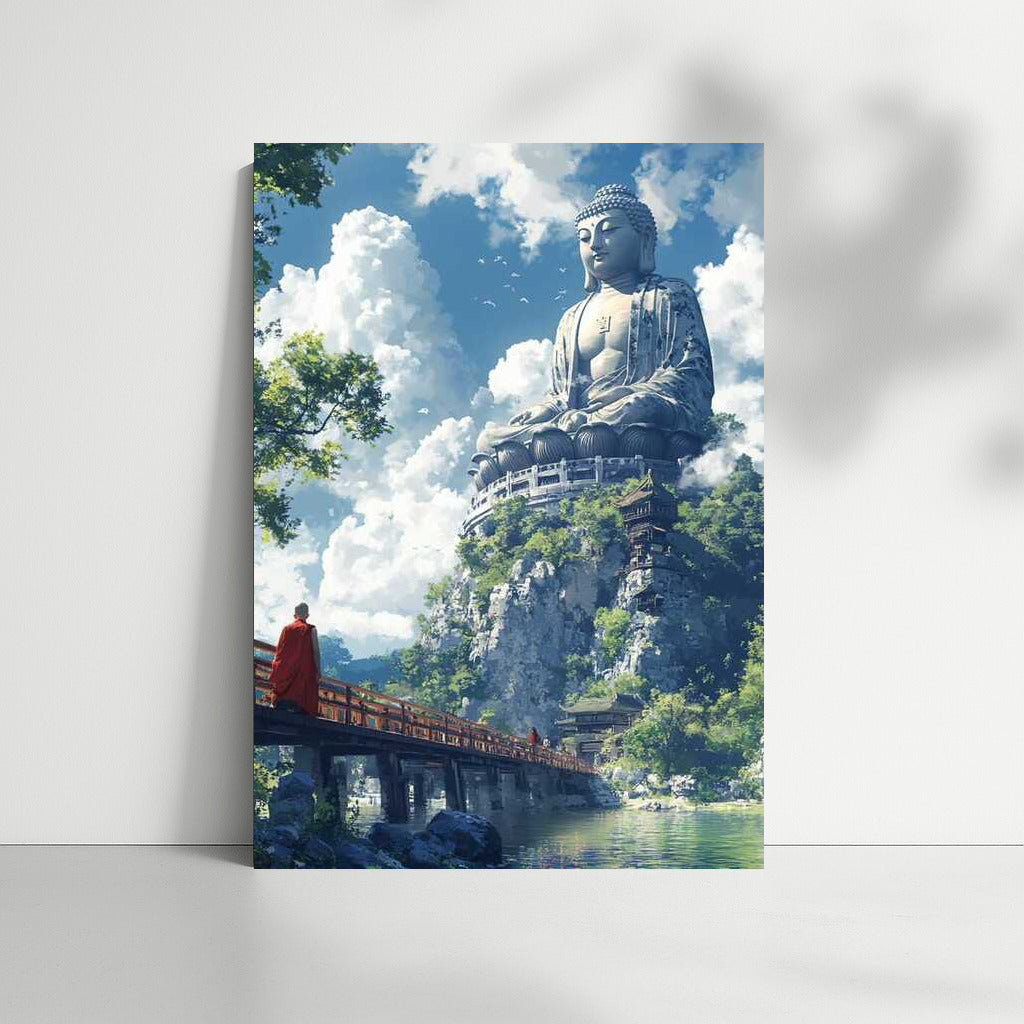 Majestic Buddha Among the Clouds: Gate of Peace