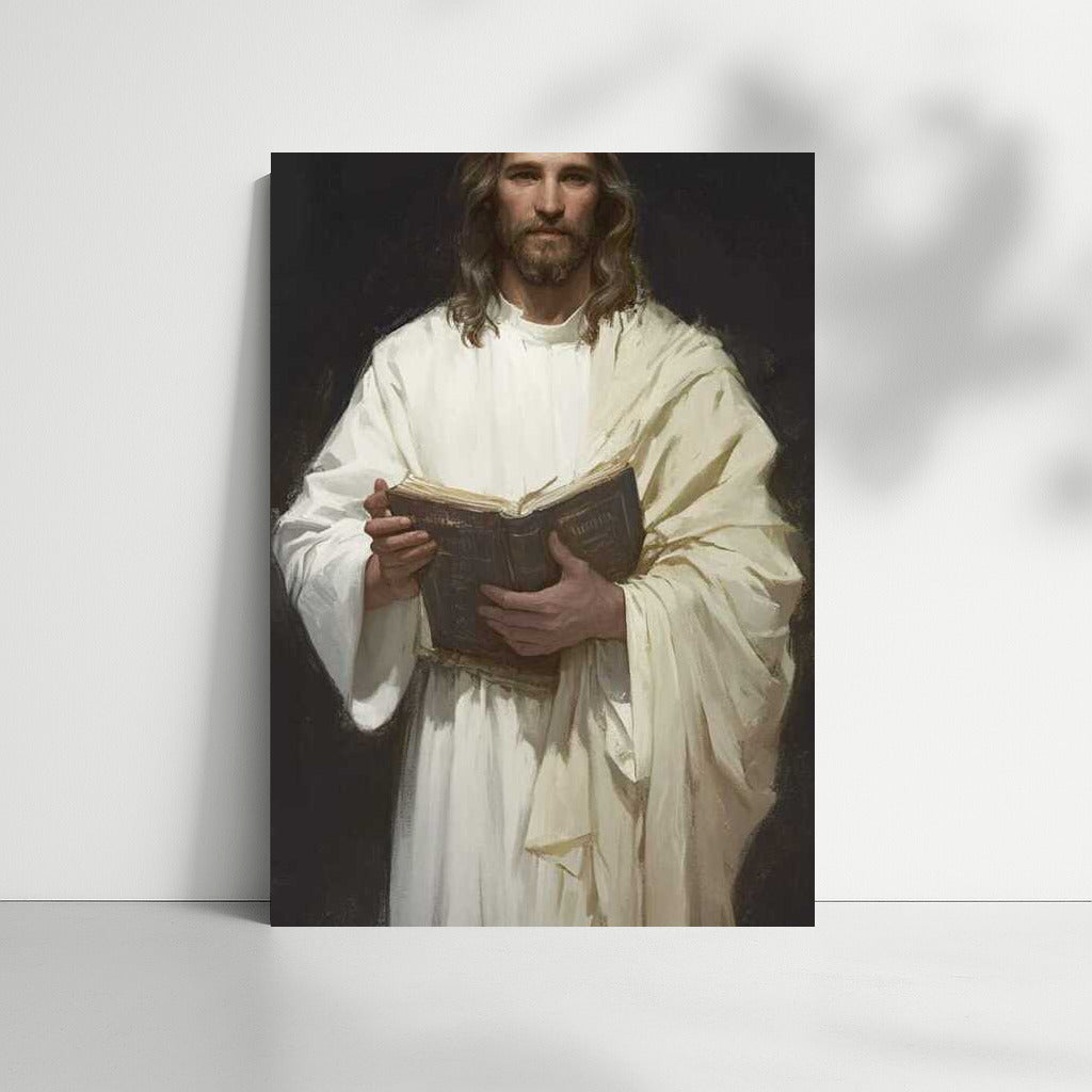 Jesus Christ in White Robes: The Embodiment of Peace and Spiritual Depth