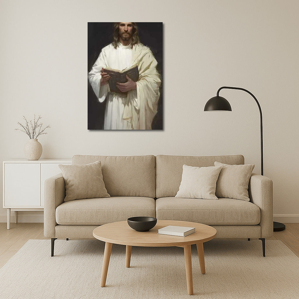 Jesus Christ in White Robes: The Embodiment of Peace and Spiritual Depth