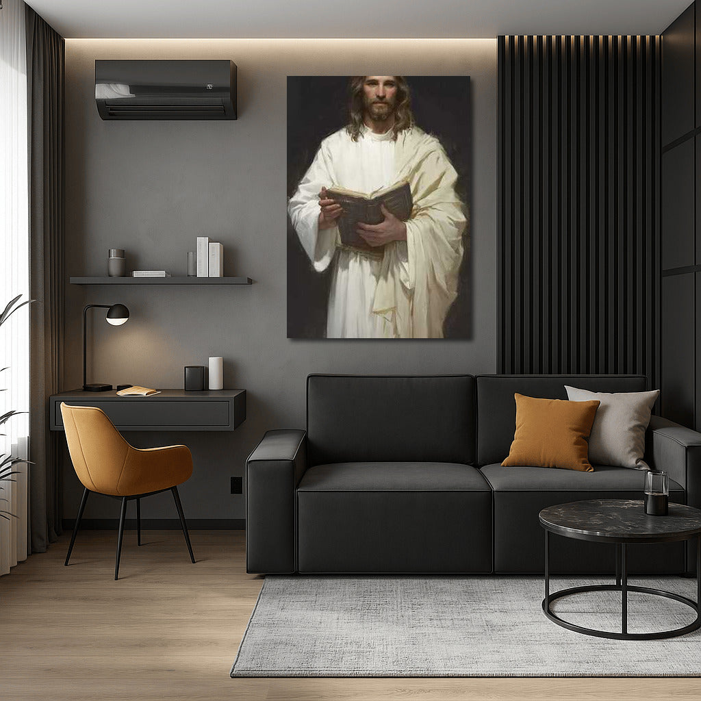 Jesus Christ in White Robes: The Embodiment of Peace and Spiritual Depth