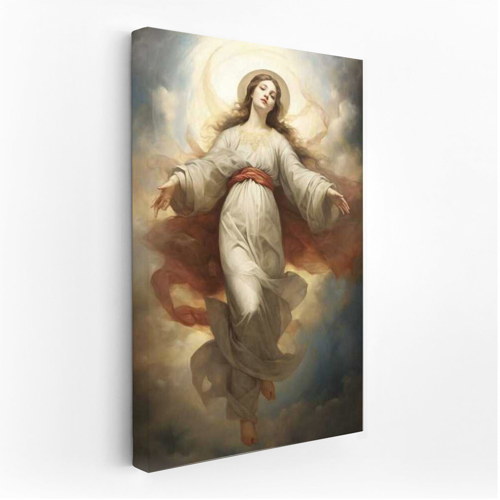 Divine Grace: Virgin Mary in the Style of Leonardo da Vinci