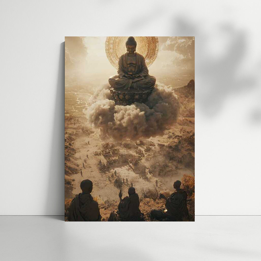 Harmony: Meditating Buddha on a Cloud
