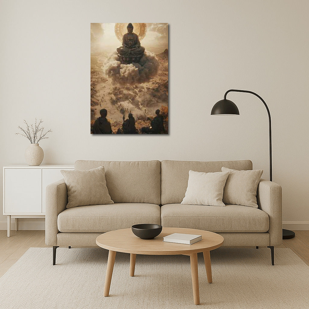 Harmony: Meditating Buddha on a Cloud