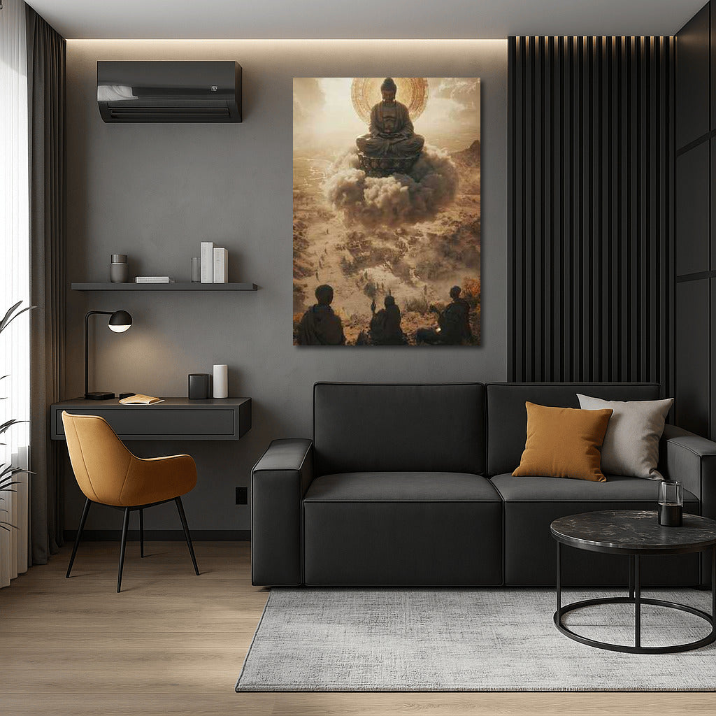 Harmony: Meditating Buddha on a Cloud