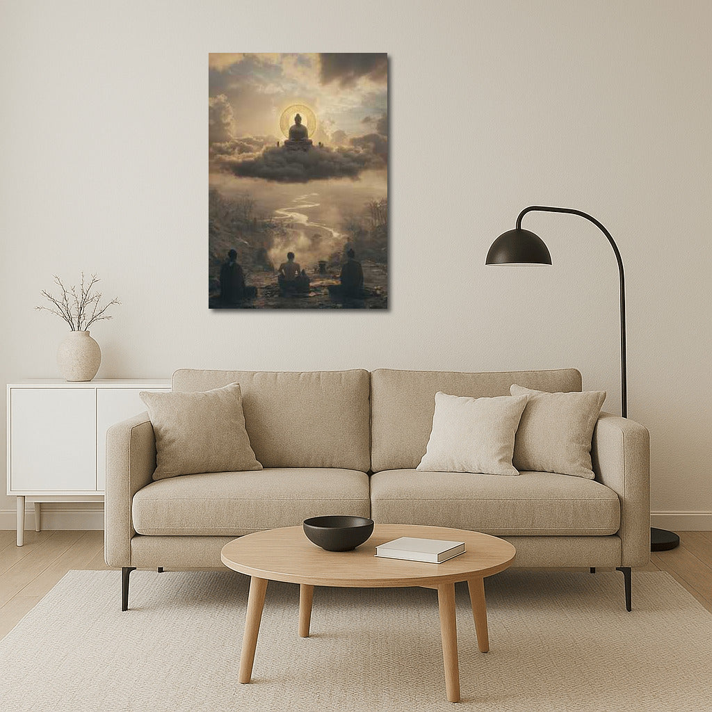 Buddha in the Clouds: Meditative Tranquility