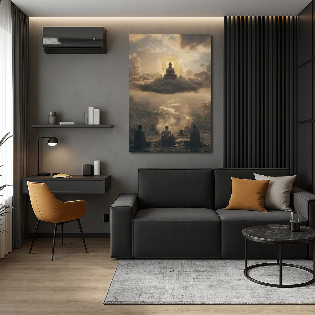 Buddha in the Clouds: Meditative Tranquility