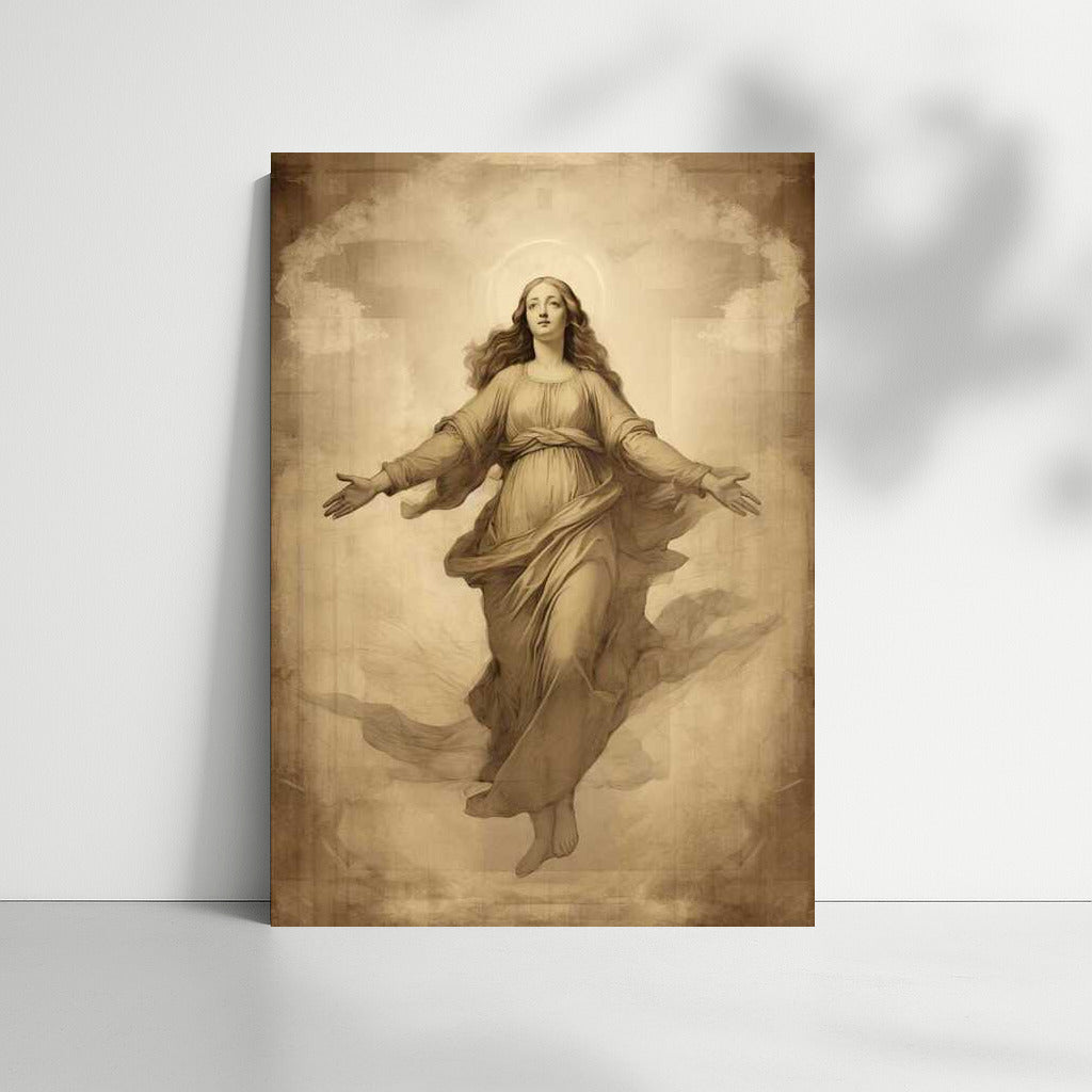 The Grace of the Virgin Mary in the Style of Leonardo da Vinci