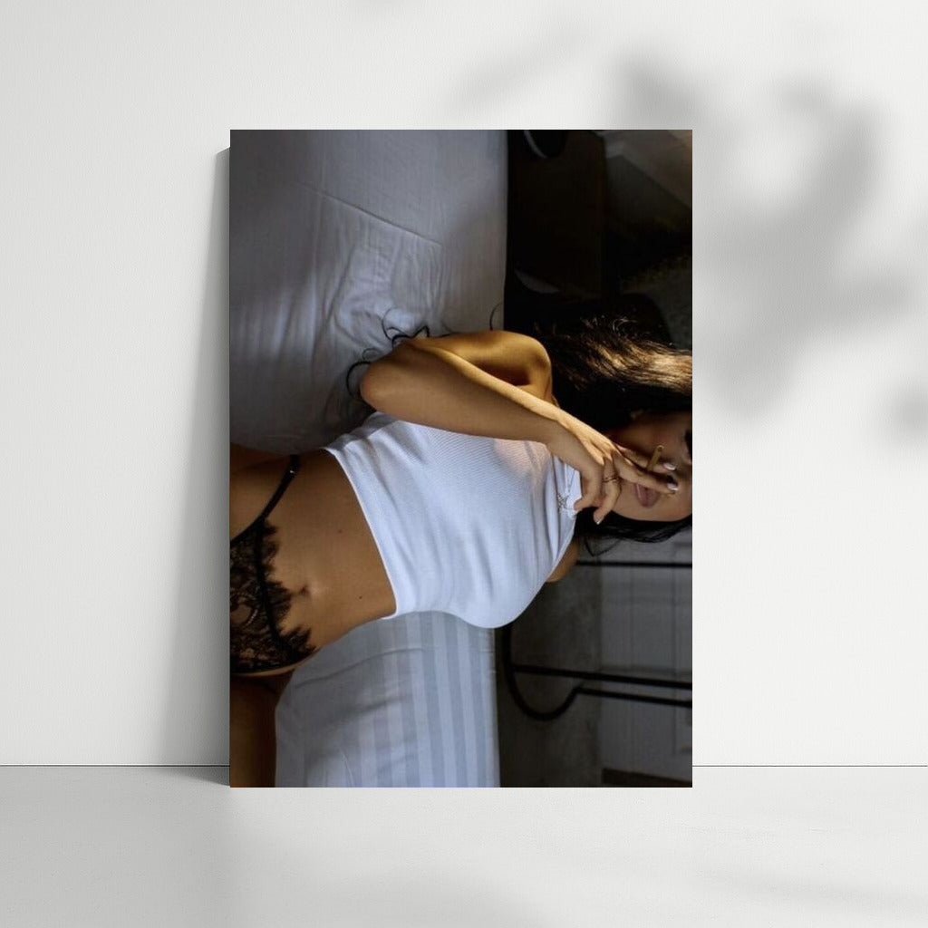 Mysterious Figure: Black and White Erotica