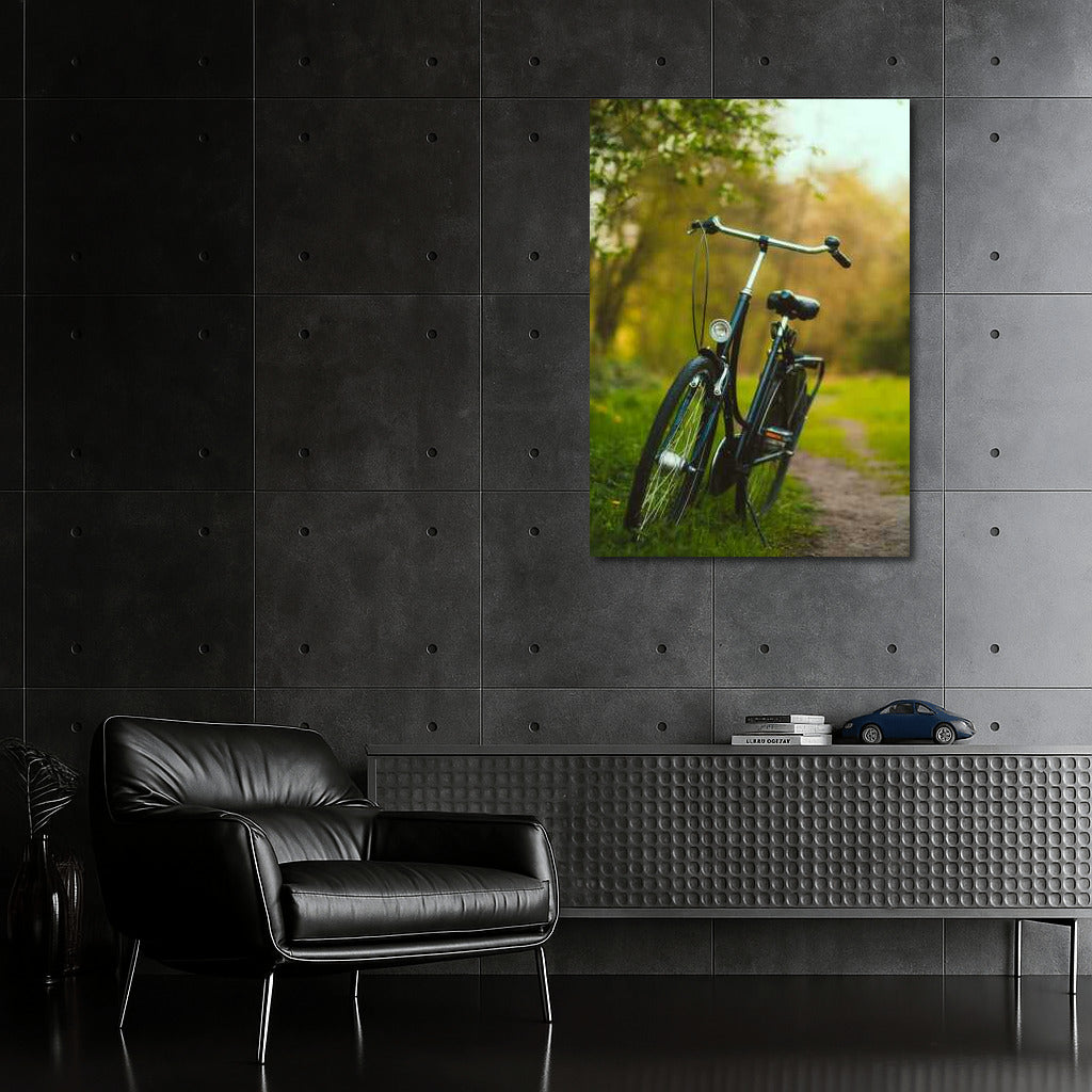 Vintage Bike in the Wilderness: A Journey into Nature