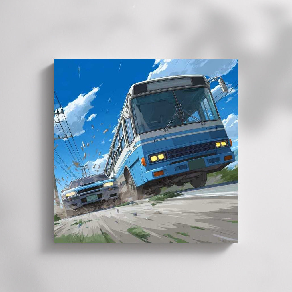Speed and Wind: Bus and Sports Car in Dynamics