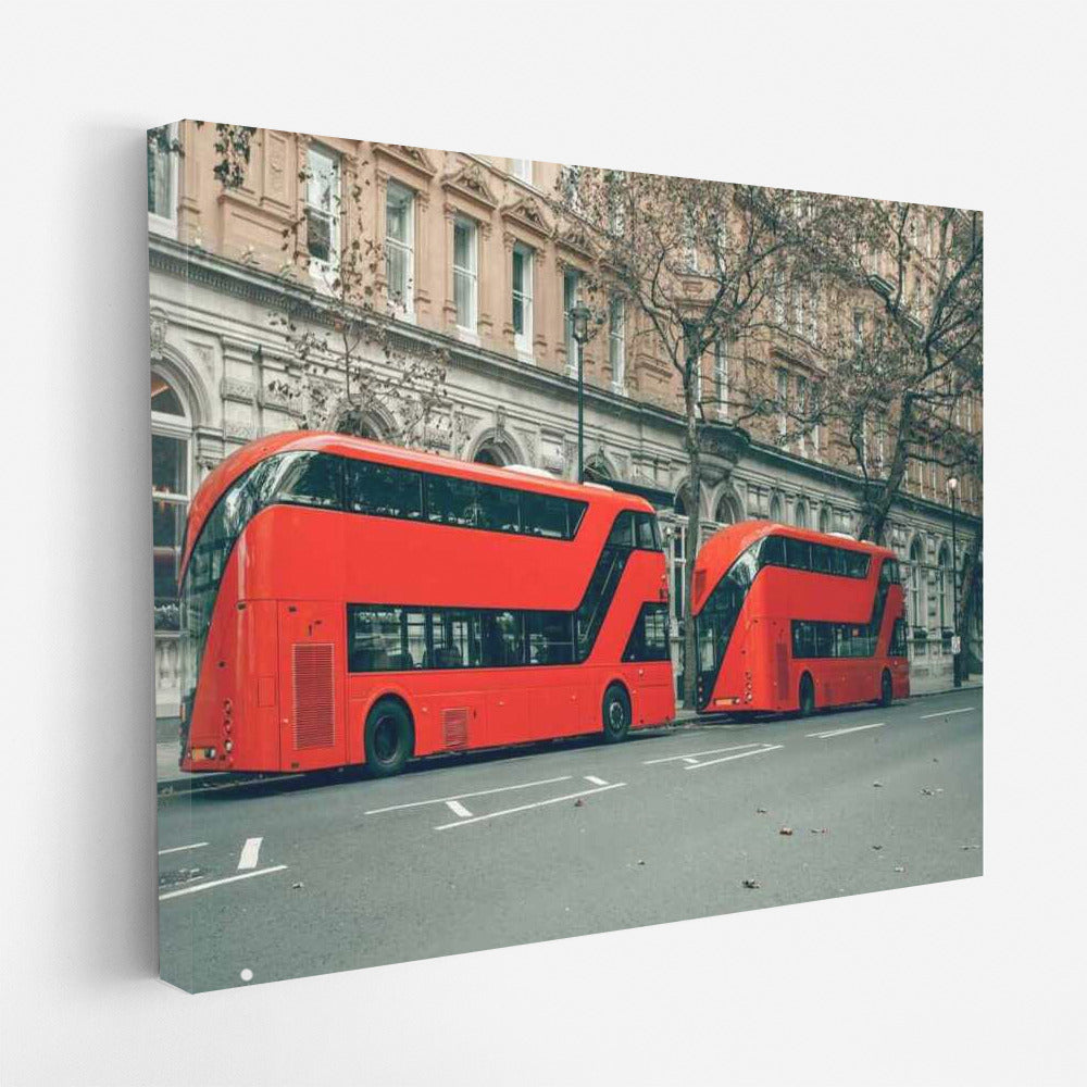 Red Double Decker Buses: City Movement