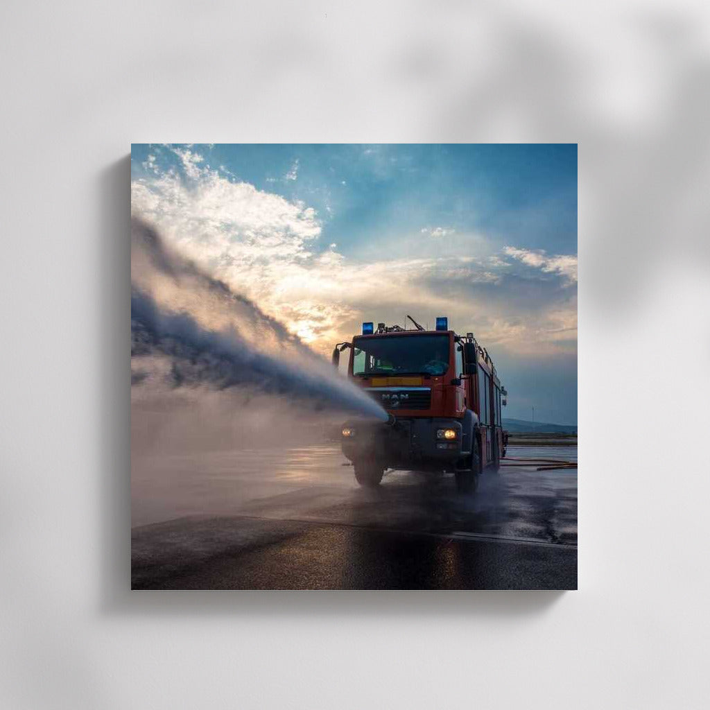 Power and Speed: The MAN Fire Truck in Action