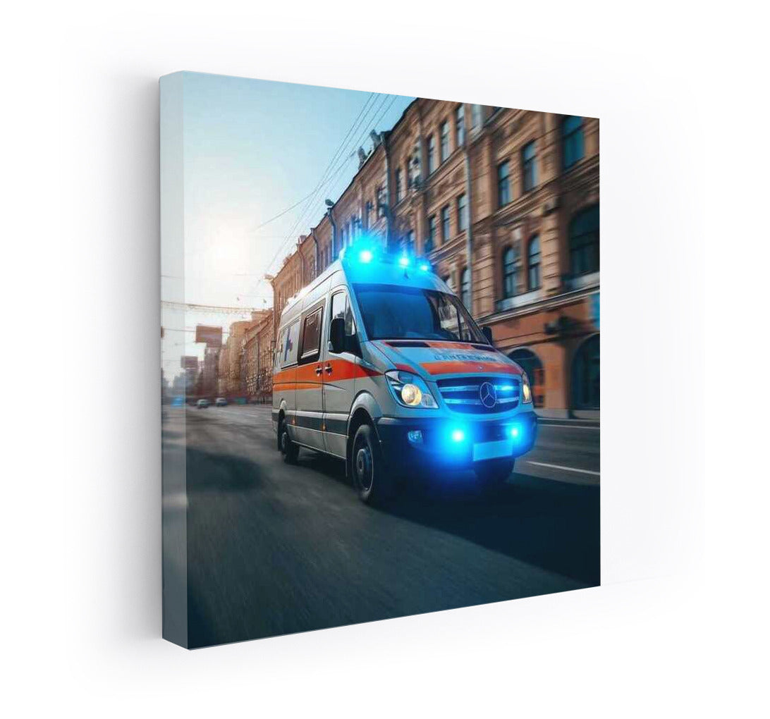 Instantaneous breakthrough: Mercedes Sprinter in the dynamics of urban rescues