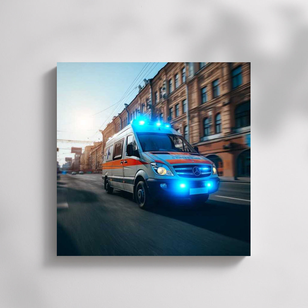 Instantaneous breakthrough: Mercedes Sprinter in the dynamics of urban rescues