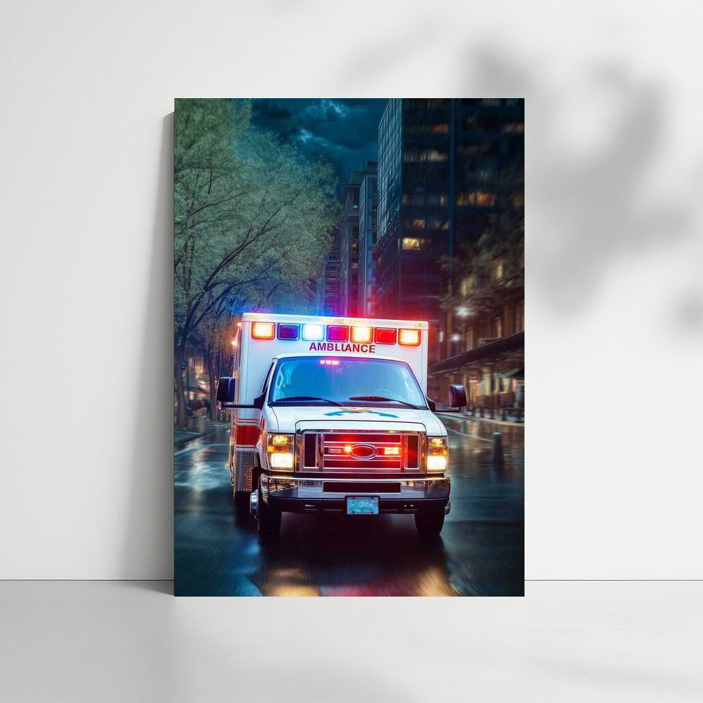 Night Flight: Ford Ambulance in the City of Lights