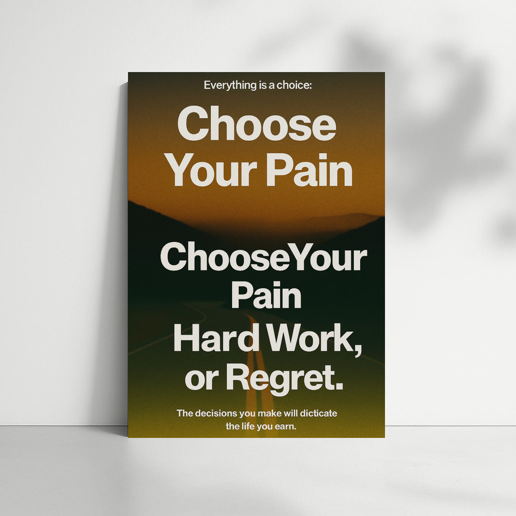The Choice is Yours: Discipline or Regret – Motivation and Determination