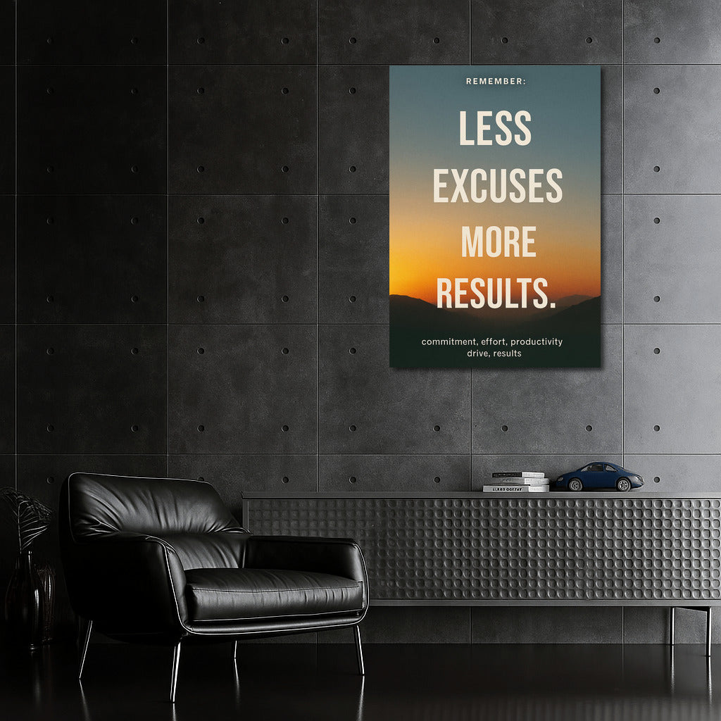 Less Excuses, More Results: The Path to Productivity and Success