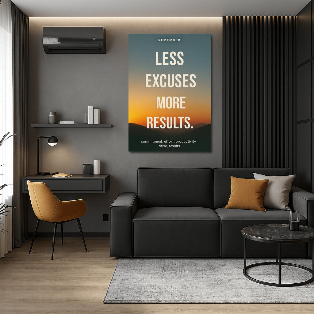 Less Excuses, More Results: The Path to Productivity and Success