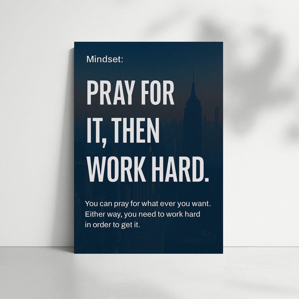 Prayer and Work: Discipline and Perseverance for Success