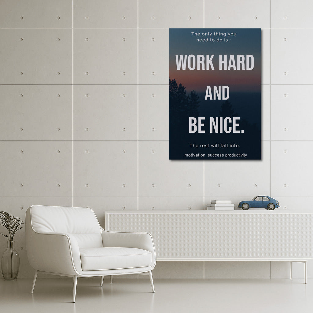 Work Hard and Be Kind: The Path to Success and Productivity
