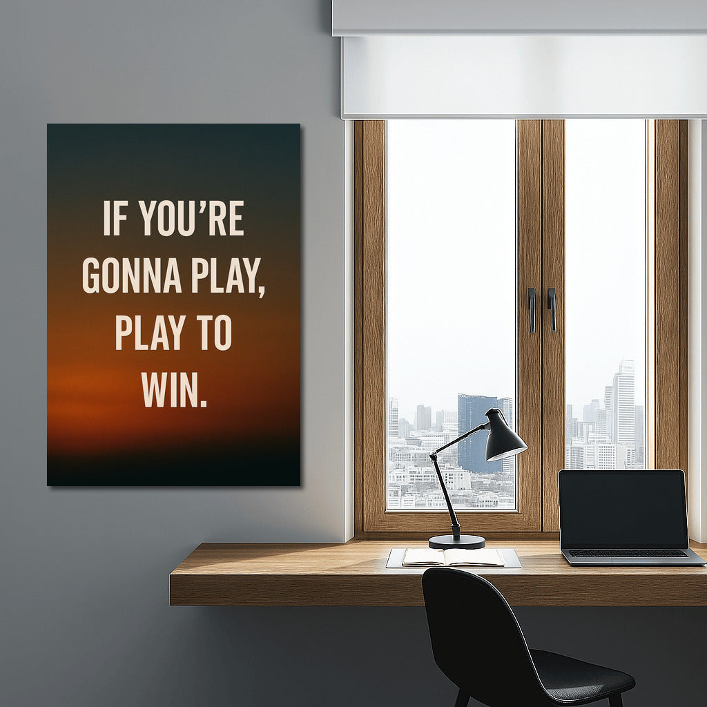 Play to Win: Intensity and Drive for Success