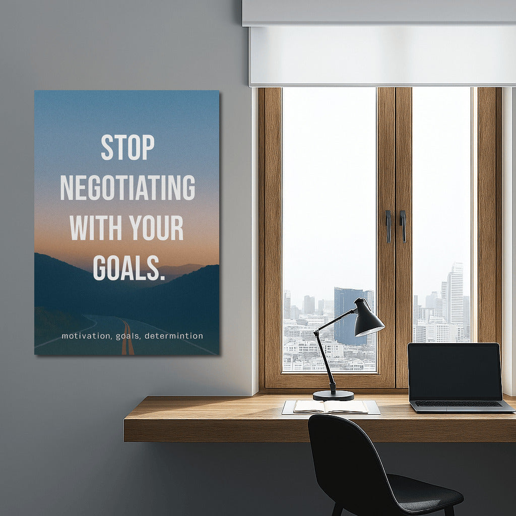 Stop Negotiating: Motivation and Determination to Achieve Your Goals