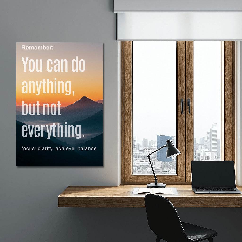 You Can Do Anything: Focus, Clarity, and Balance for Success