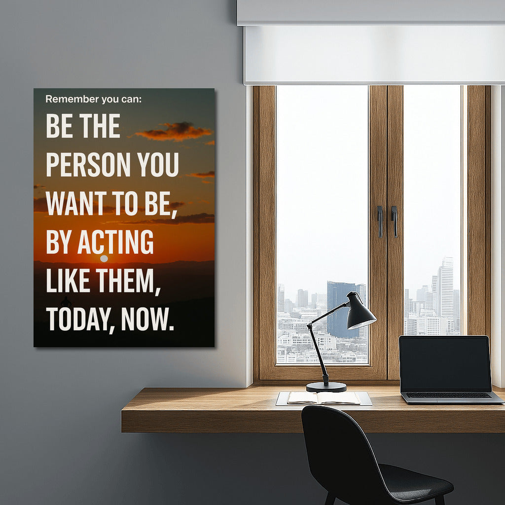 Be Who You Want To Be: Transforming Thought and Action