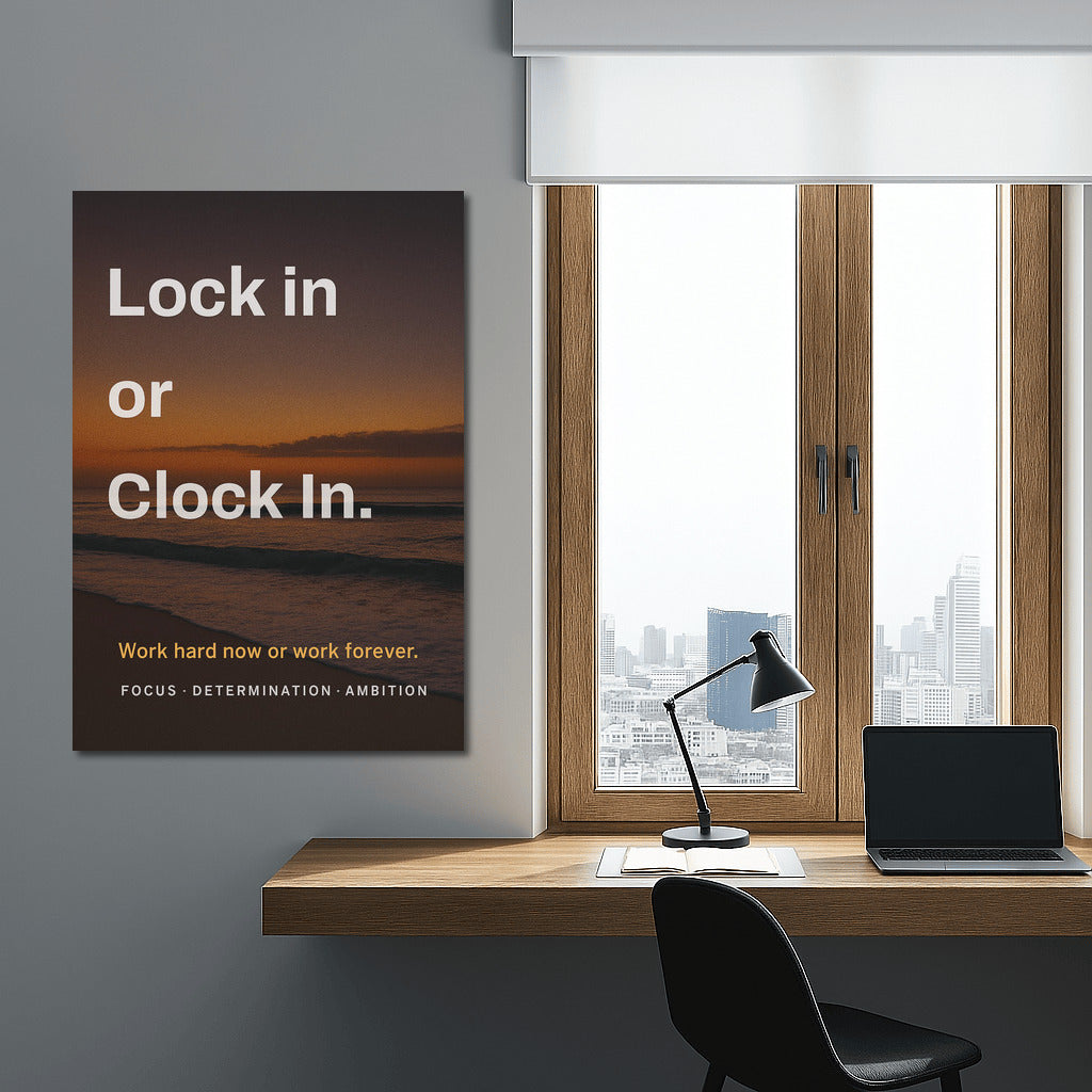 Lock in or Clock In: Discipline and Ambition