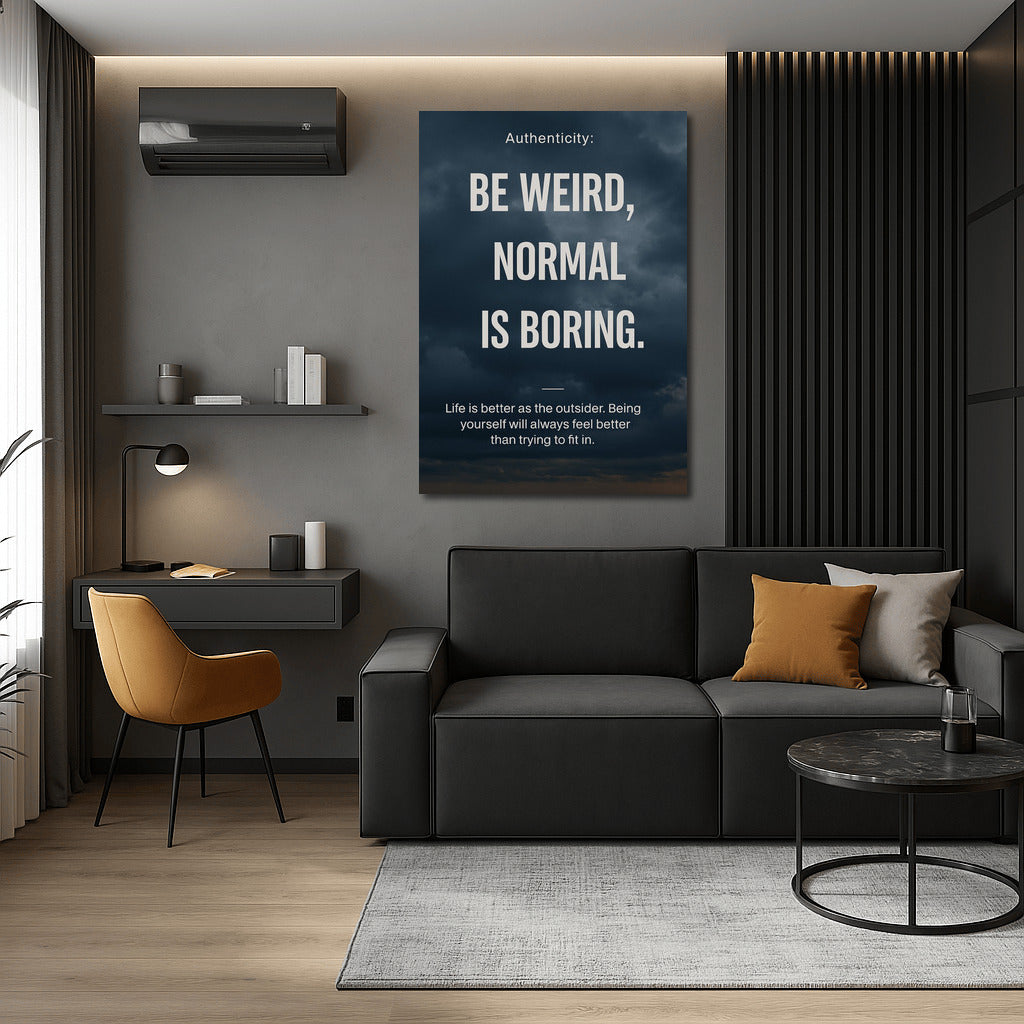 Be Weird: Embrace Your Unique Mindset