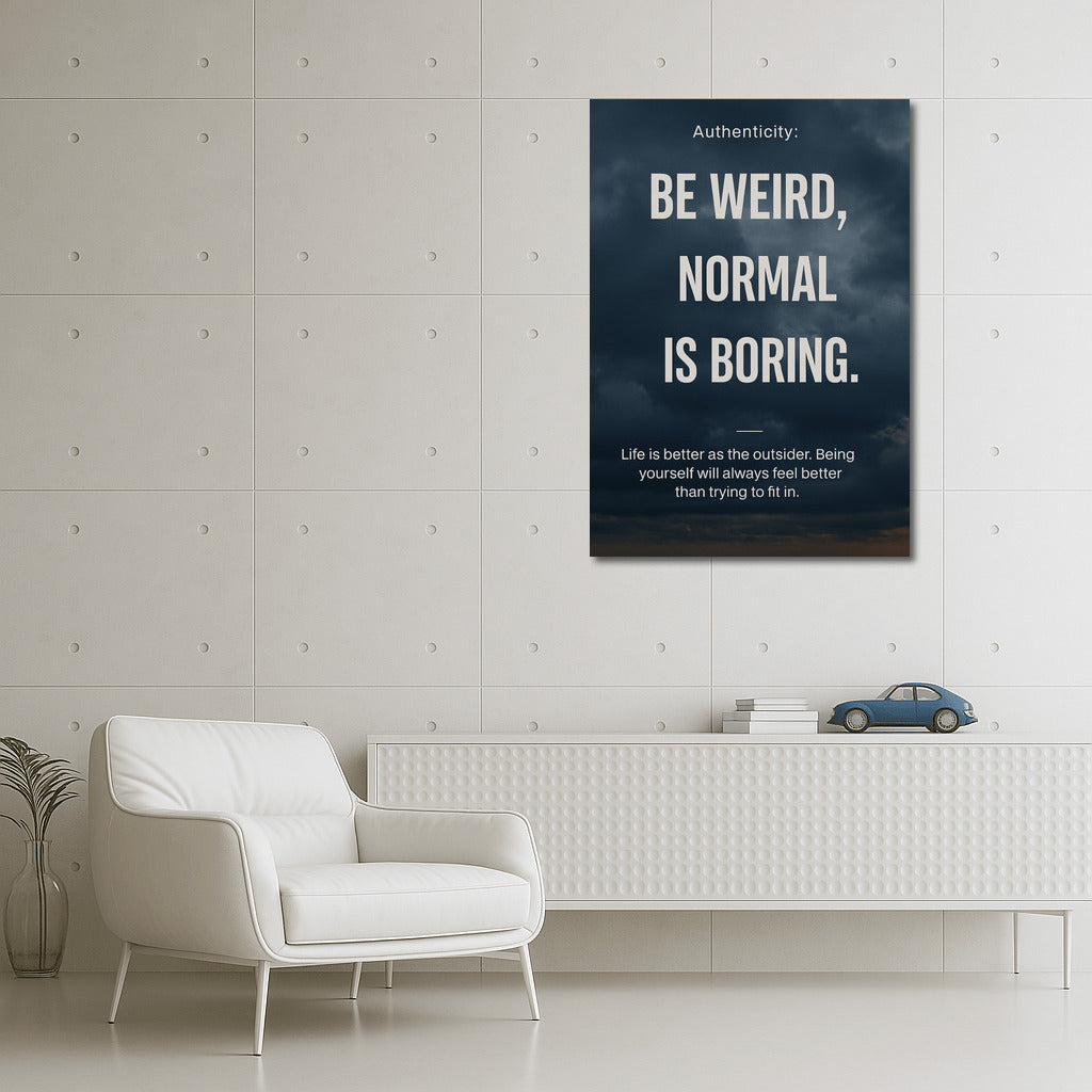 Be Weird: Embrace Your Unique Mindset