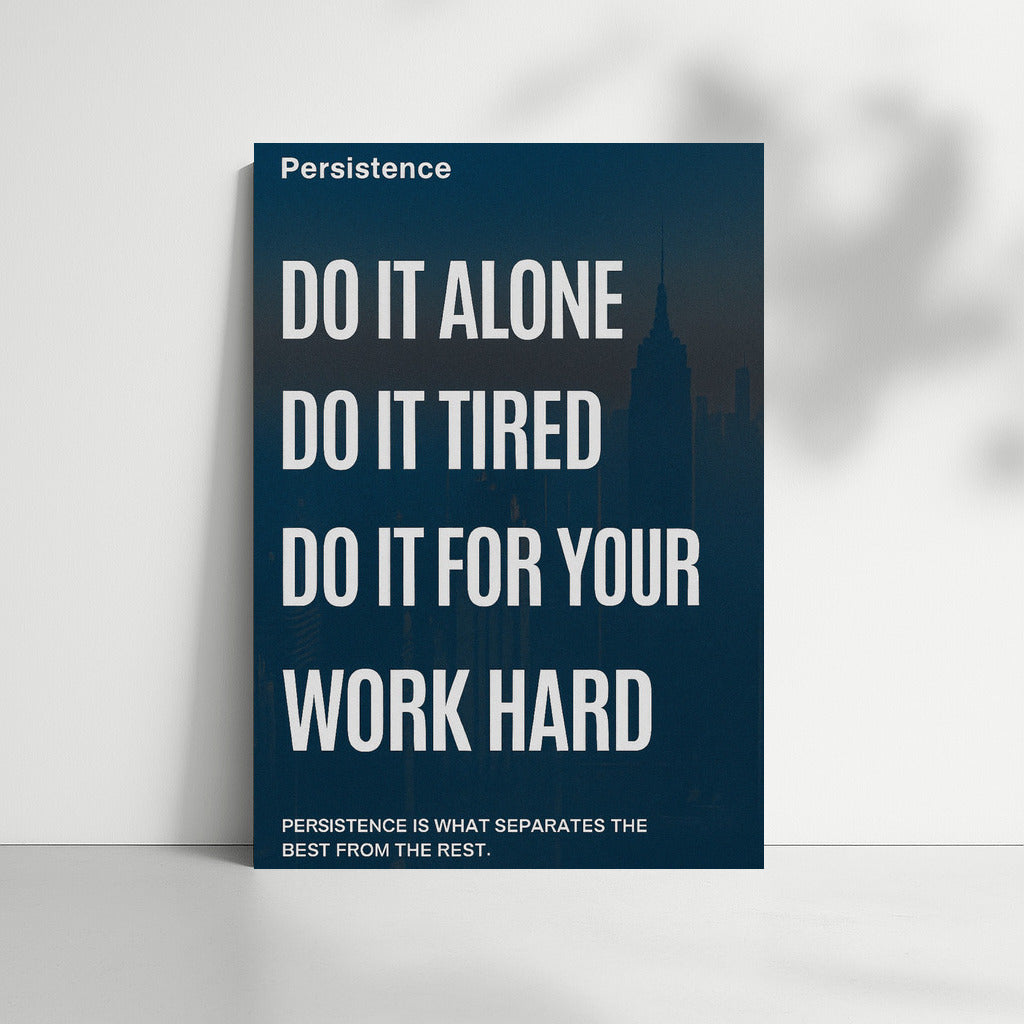 Perseverance and Discipline: Forward, Even in Solitude